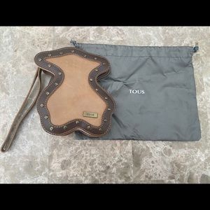 Rare TOUS bear shape wristlet
